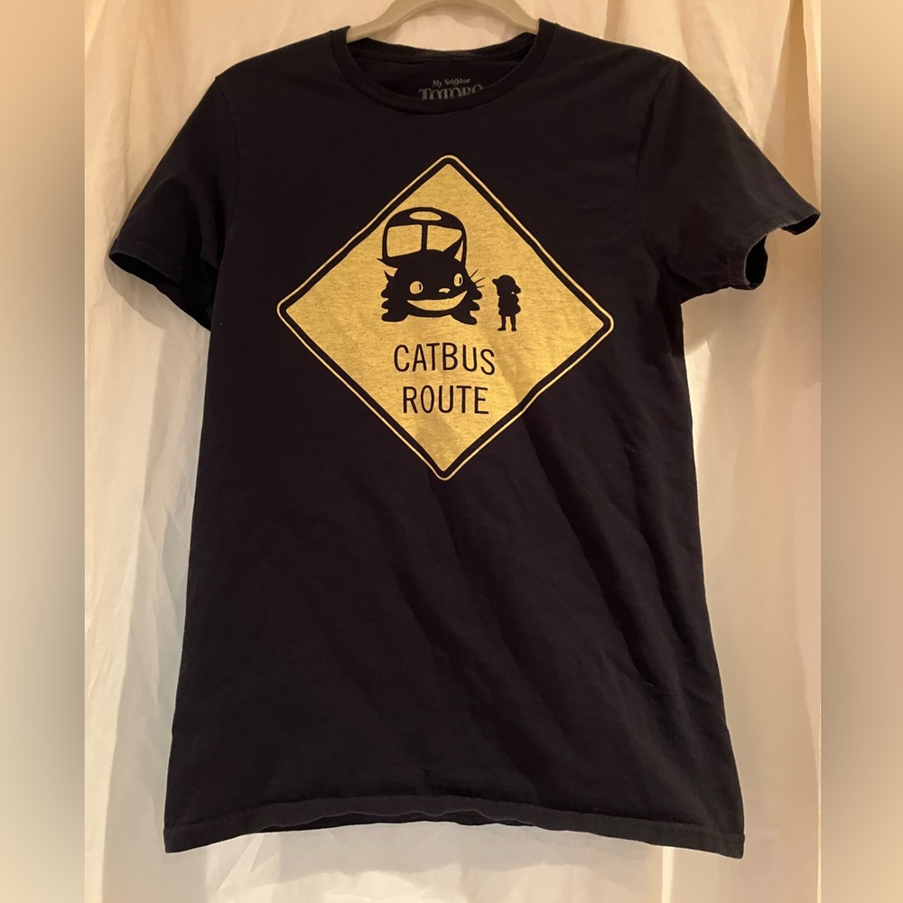 My neighbor Totoro, Catbus t-shirt, unisex size small